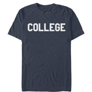 Navy Blue COLLEGE Short-Sleeve T-Shirt, Youth Sz L